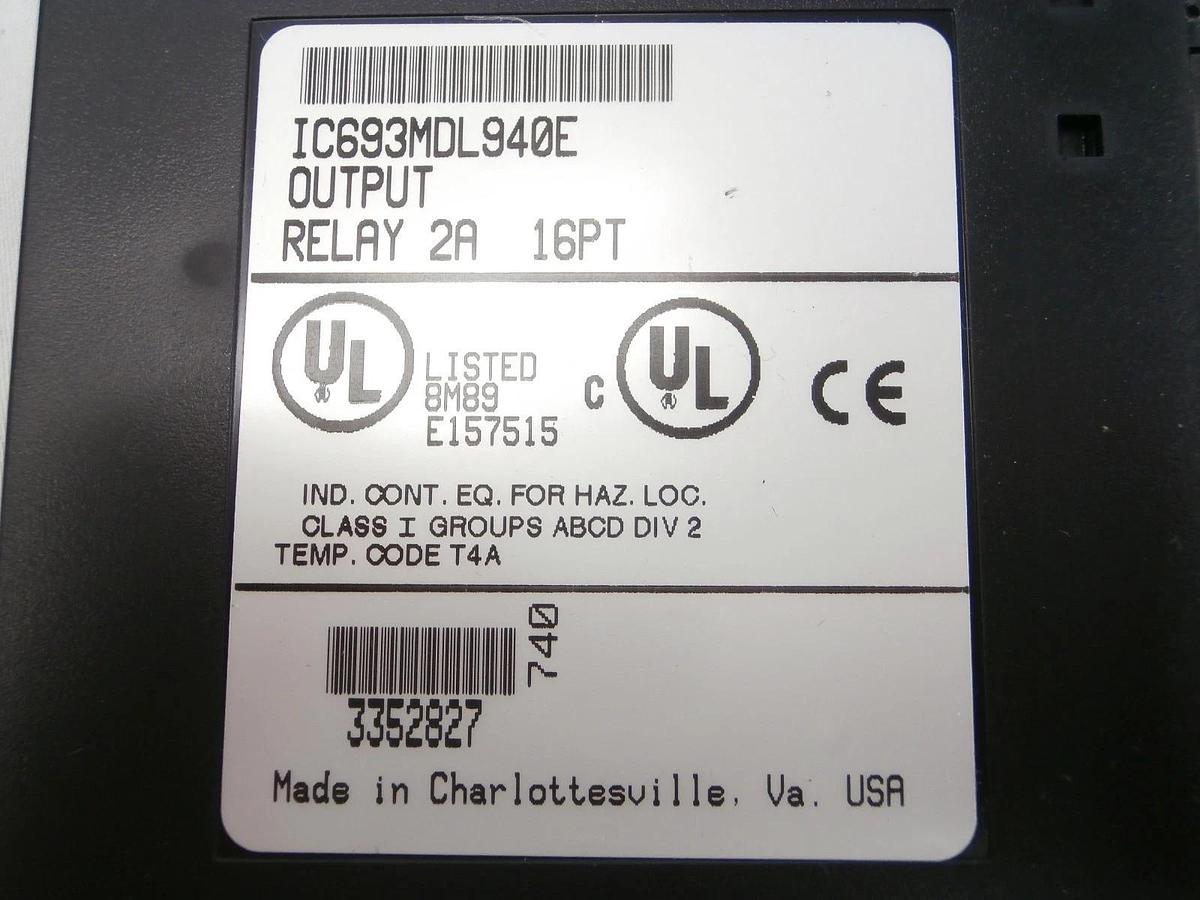 Used GE Fanuc Series 90-30 10-Slot PLC Control System IC693PWR321S IC693MDL741E Used