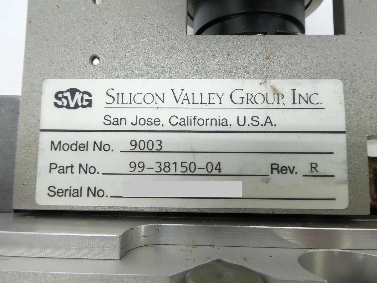 Used SVG Silicon Valley Group 99-38150-04 Shuttle Arm Assembly Rev. R 9003 90S Spare