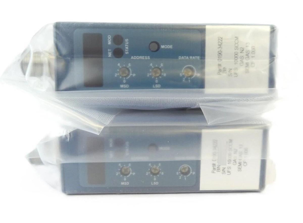 Aera FCPI981OBAXDIDJAA Mass Flow Controller MFC AMAT 0190-34222 Lot of 2 New
