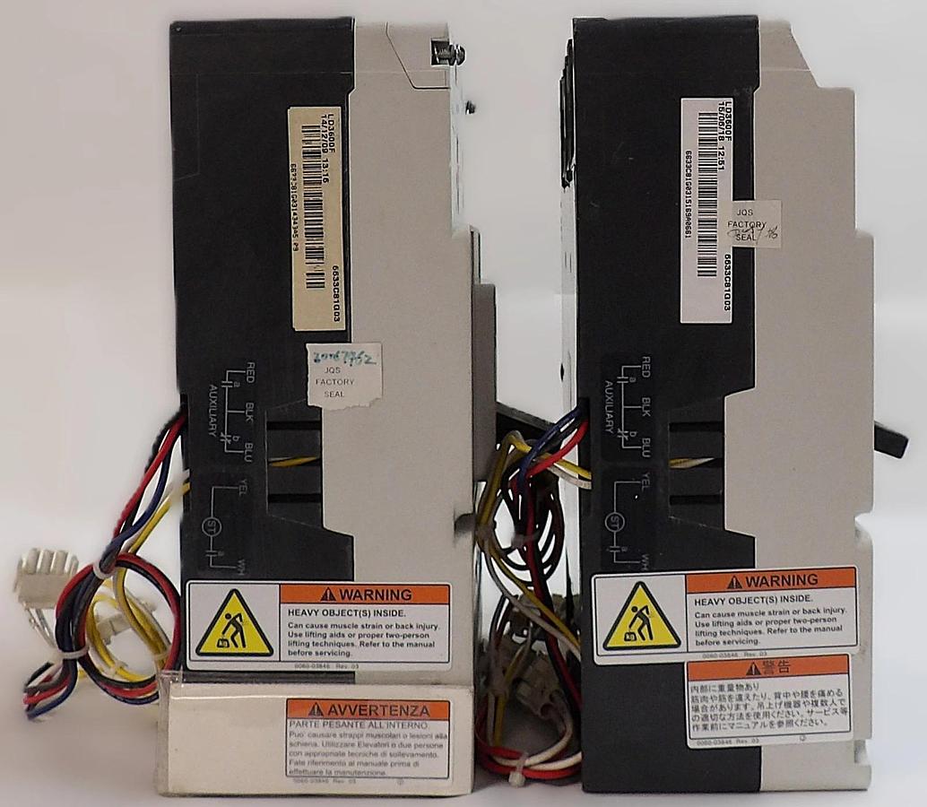 Used Eaton 6633C81G03 LD 35k 3-Pole Circuit Breaker LD3600F Lot of 2 Working