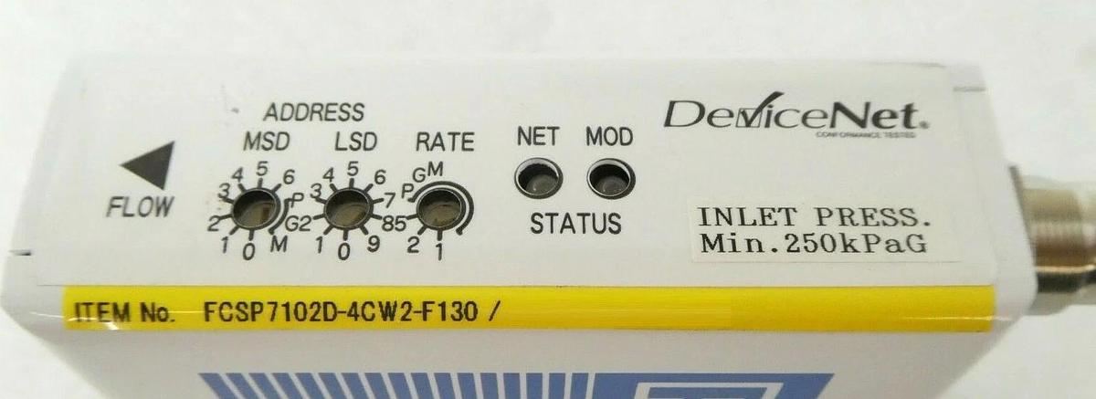 Used Fujikin FCSP7102D-4CW2-F130 Flow Control System P7000D MFC TEL Working Surplus