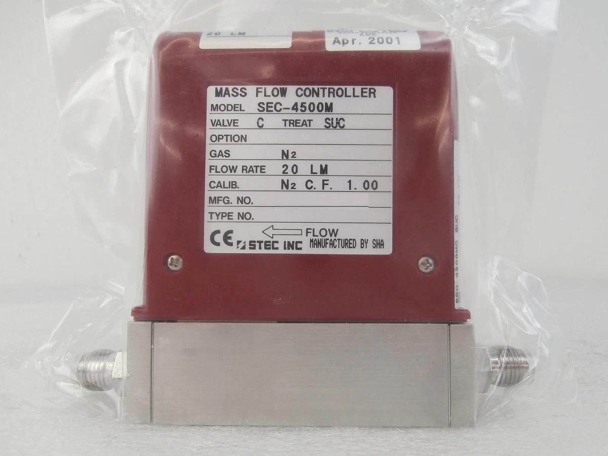 Refurbished STEC SEC-4500M Mass Flow Controller MFC SEC-4500 20 LM N2 OEM Refurbished
