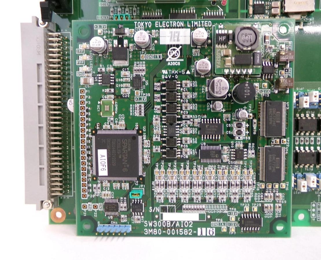 Used TEL Tokyo Electron 3M80-001585-15 Processor PCB SW300B/GAS4 SW300B/AI02 Working