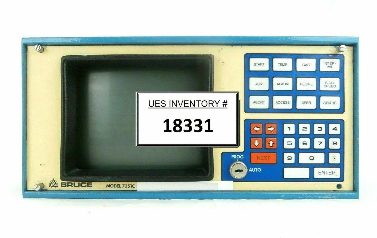 Used Bruce Technologies 73510-9760158 Process Control Unit 7351C 3181181 Spare