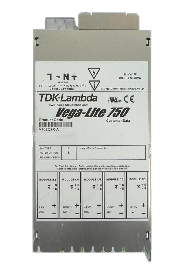 Used TDK-Lambda V702Q7X-A Power Supply Vega-Lite 750 AB Sciex Working Surplus
