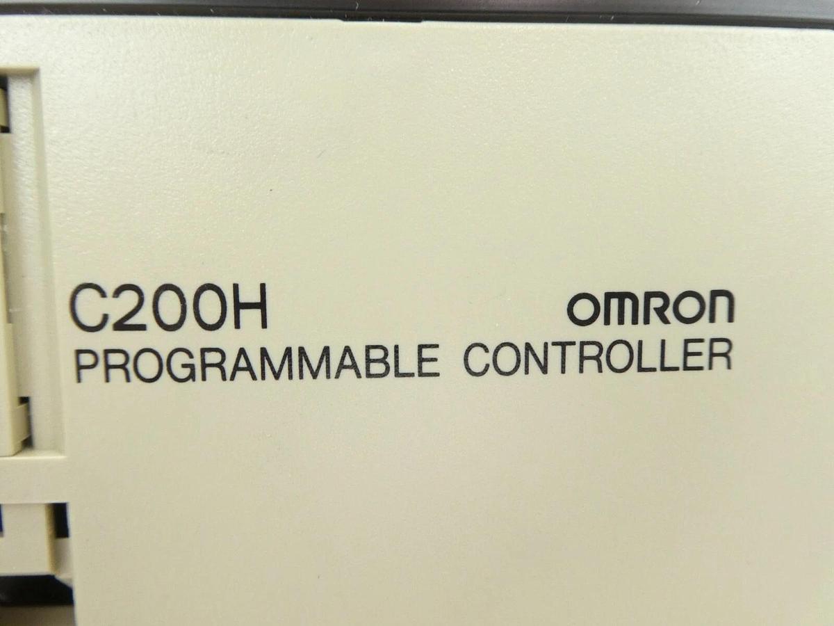 Used Omron C200H Programmable Logic Controller PLC Assembly Sysmac PS221 Working