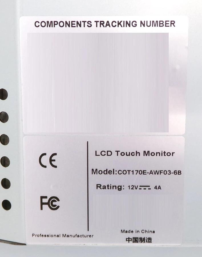 Used Elo COT170E-AWF03-6B 17" Industrial Touch Screen Display SAW Monitor Working