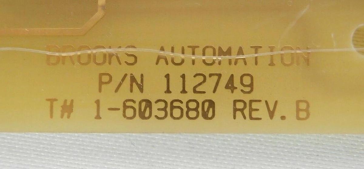 Used Techprint 1-603680 LED Board PCB Brooks 112749 Load Port VISION Working Surplus