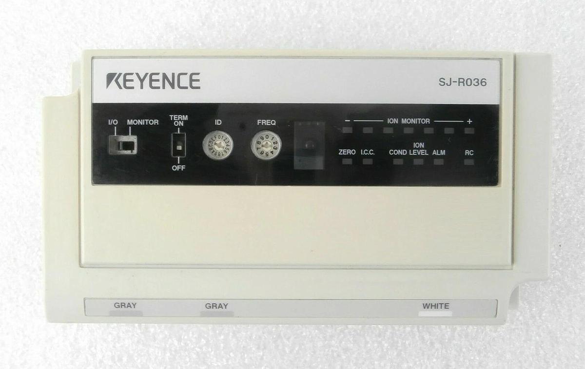 Used Keyence SJ-R036 Static Eliminator System Set with Controller Lot of 2 Working