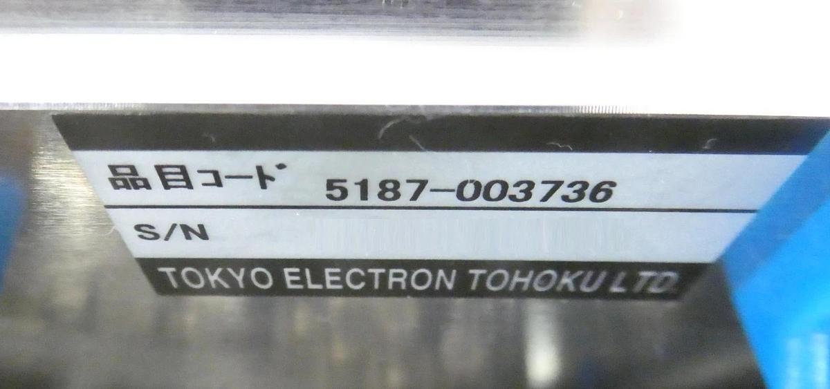 Used TEL Tokyo Electron Tohoku 5187-003736 Wafer Stage Assembly Working