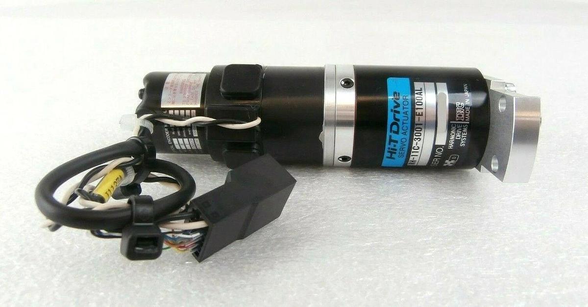 Used Harmonic Drive RH-11C-3001-E100AL DC Servo Actuator Nikon NSR-S205C Working