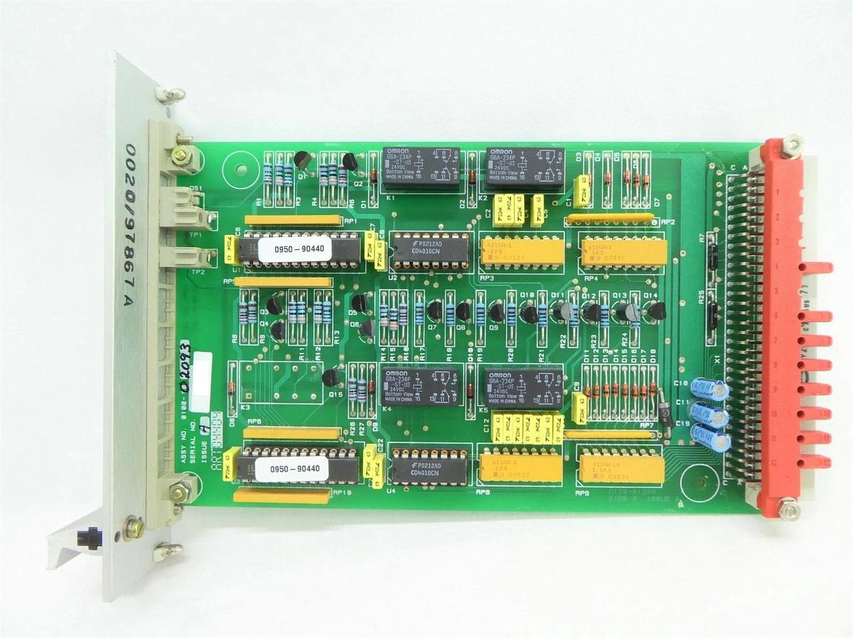 Used AMAT Applied Materials 0100-02093 Turbo Pump Interface PCB Card 0120-91289 Spare