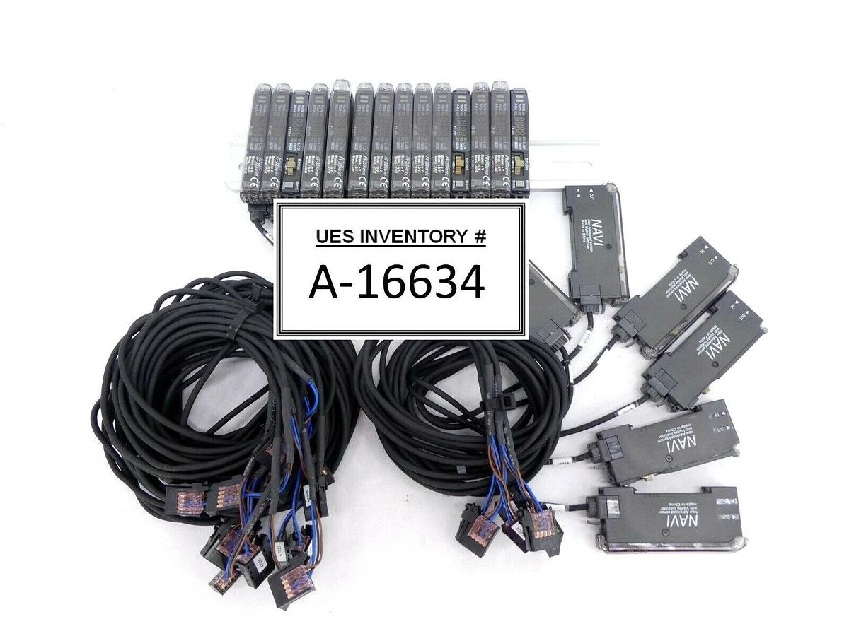 Used Sunx FX-301 Photoelectric Sensor NAVI FX-300 Reseller Lot of 20 TEL Lithius