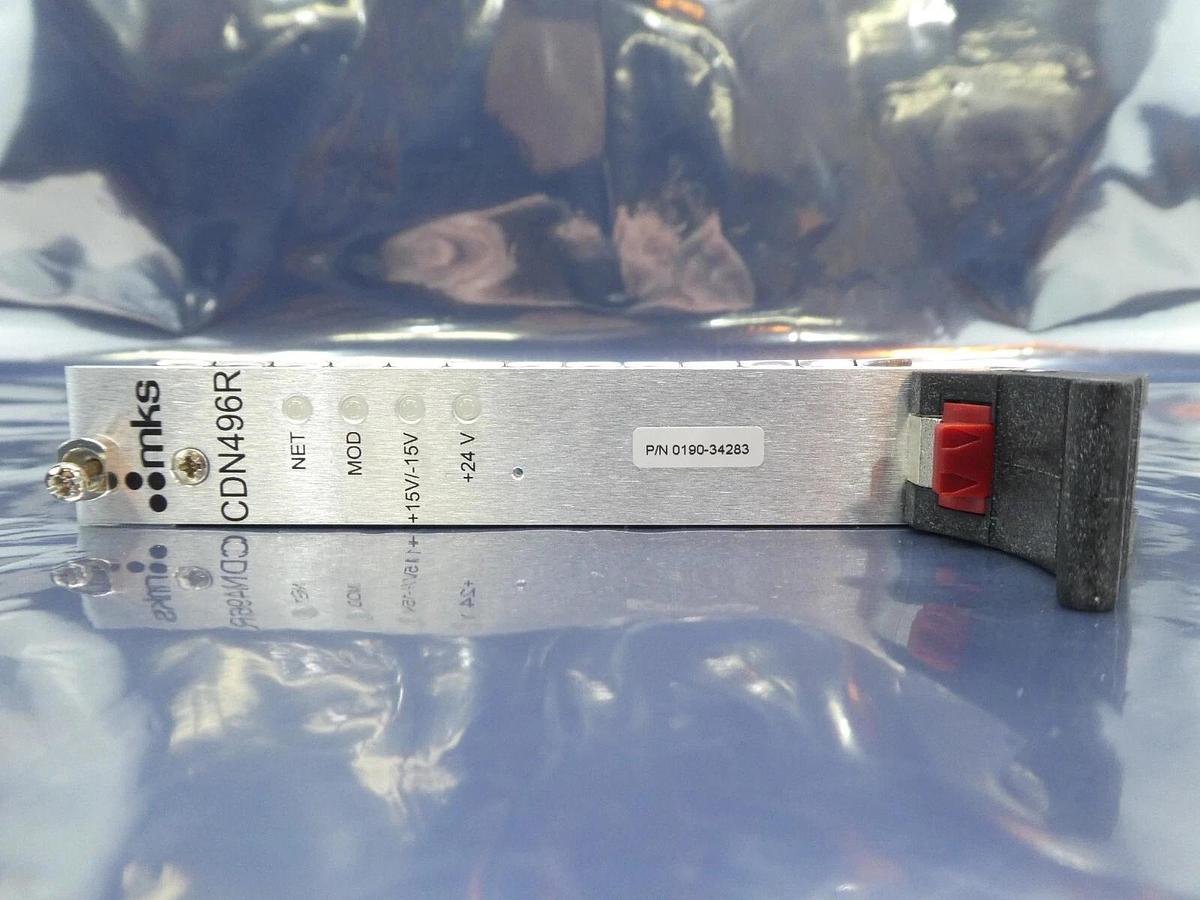 Used MKS Instruments AS01496-0-3 PCB Card CDN496R AMAT 0190-24283 Working