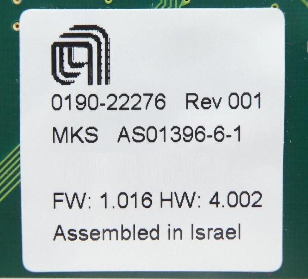 Used MKS Instruments AS01396-6-1 DeviceNet PCB Card CDN396R AMAT 0190-22276 Working