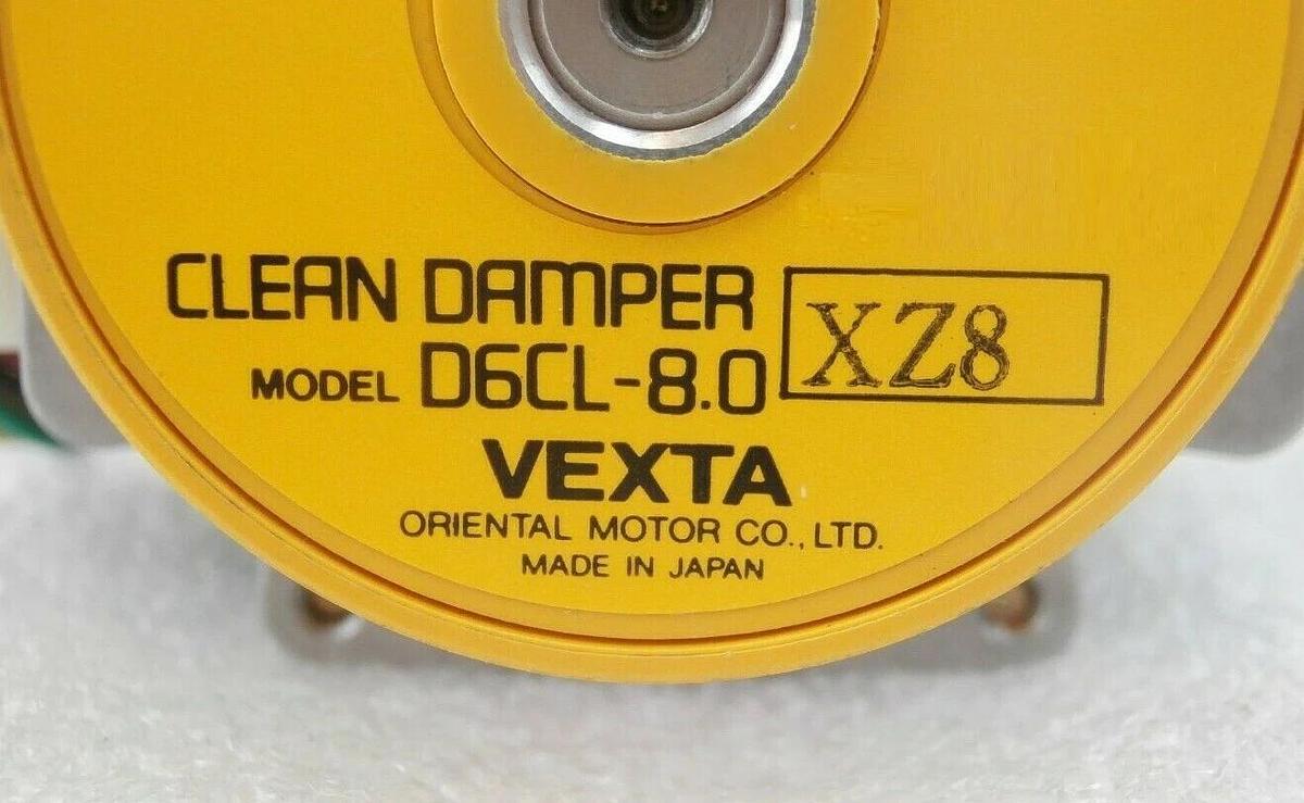 Used Oriental Motor PV266-02B Stepping Motor VEXTA with Damper D6CL-8.0 XZ8 Working