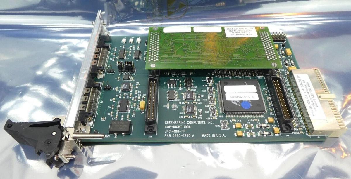 Used SBS Technologies CPCI-100A-FP Industry Pack Carrier PCB Card AMAT 0190-17950