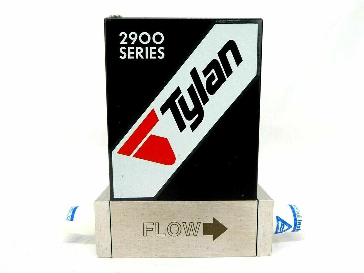 Used Tylan General FC-2900M Mass Flow Controller MFC 50 SCCM .8%PH3/99.2%SiH4 Working