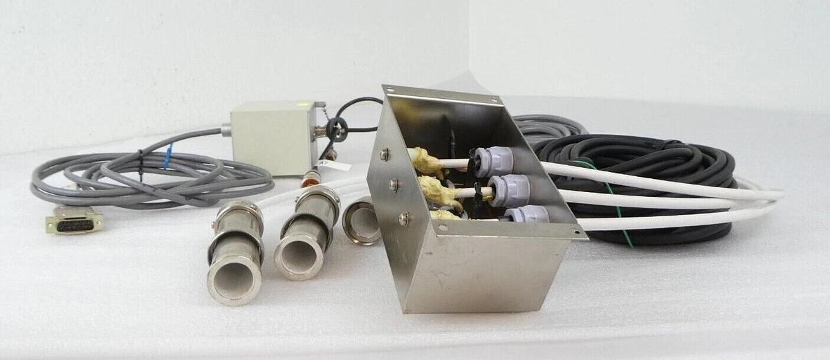 Used JEOL JSM-6400F Column Gun Assembly HV Cable and Amplifier Set of 3 Working Spare