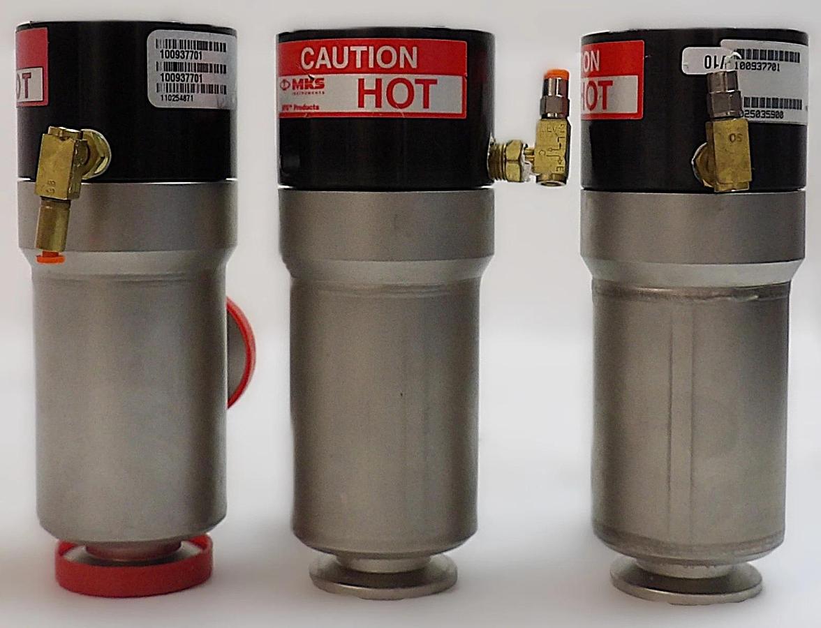 Used MKS Instruments 100937701 Vacuum Isolation Valve Reseller Lot of 3 Working