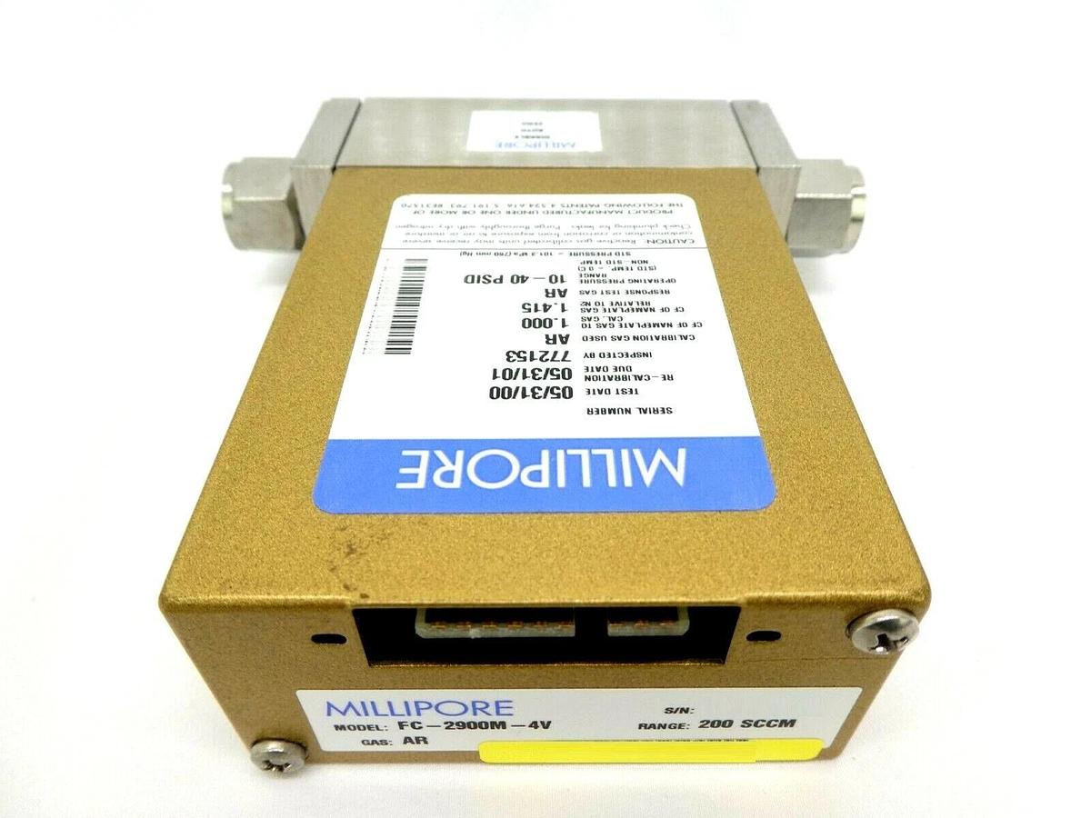 Refurbished Millipore FC-2900M-4V Mass Flow Controller MFC 200 SCCM Ar Tylan Refurbished