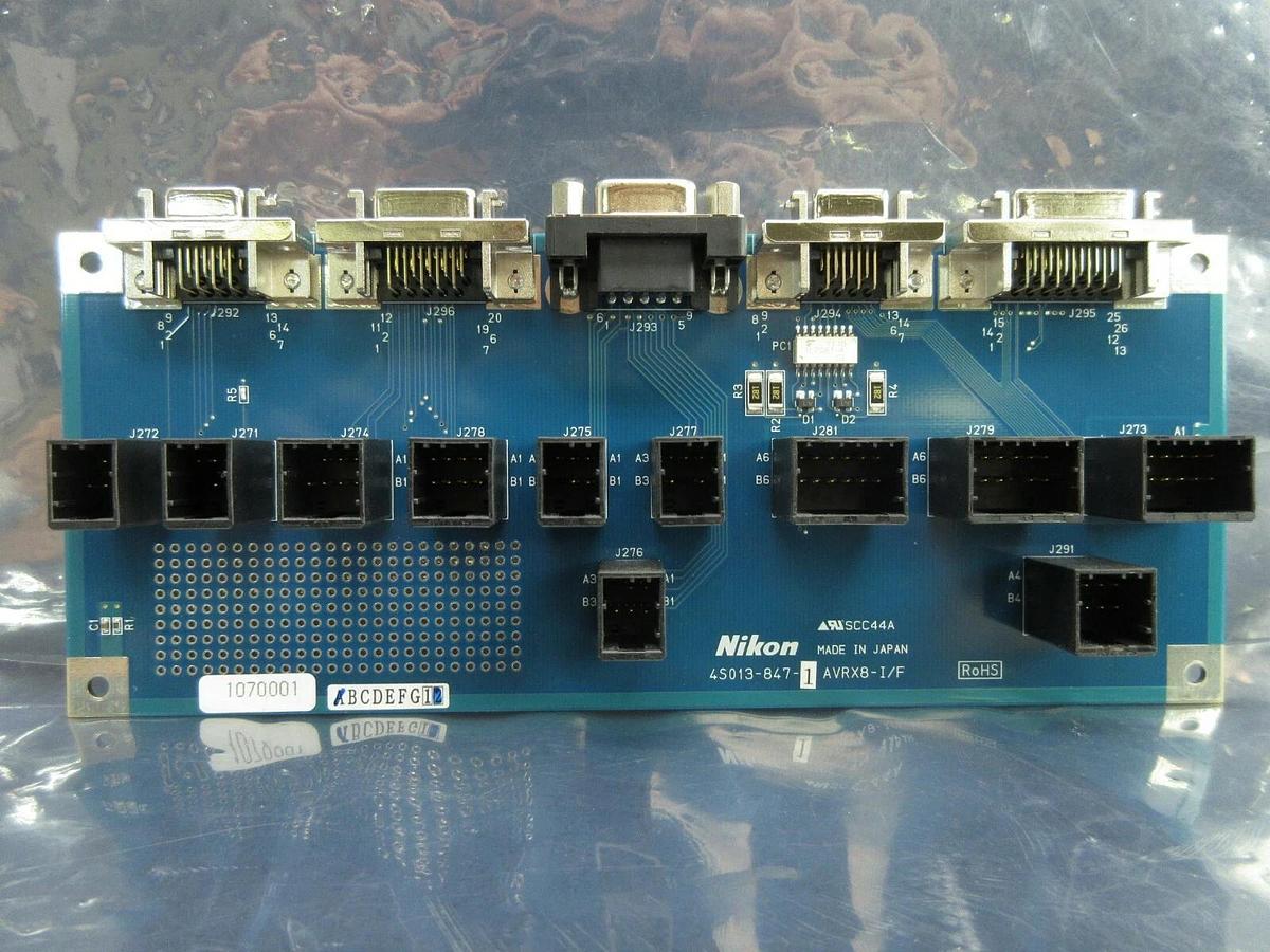 Used Nikon 4S013-847-1 Interface Board PCB AVRX8-I/F NSR-S620D ArF Immersion Used