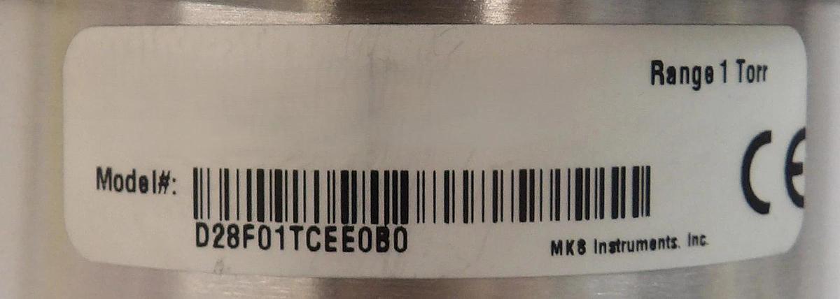 Used MKS Instruments D28F01TCEE0B0 Baratron Dual Range Manometer Working Surplus