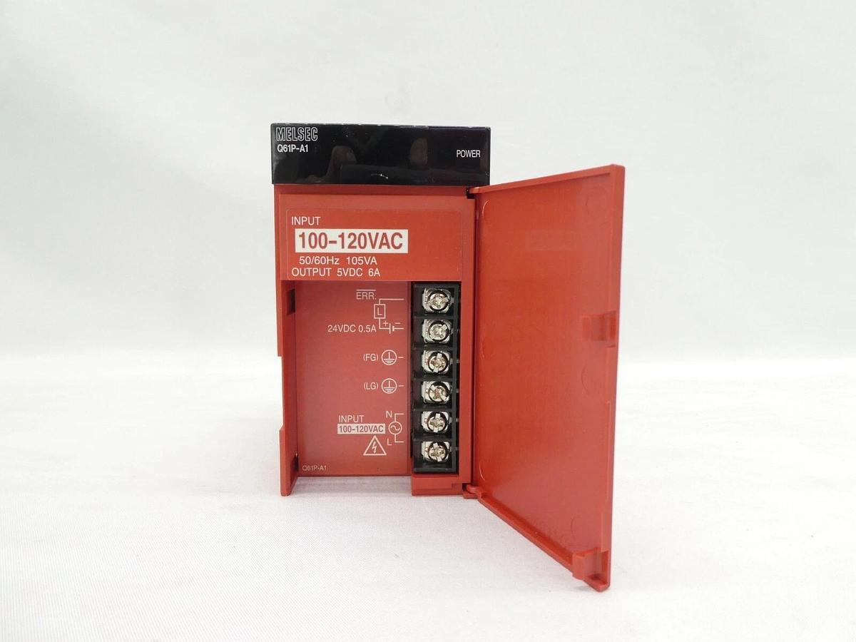 Used Mitsubishi MELSEC-Q PLC Control Assembly Q02HCPU QX42 QY41P Damaged Case As-Is