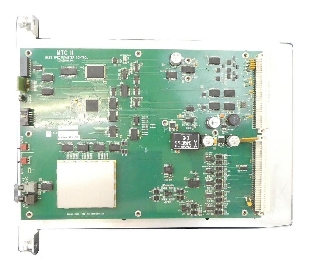 Used Sequenom MTC II Mass Spectrometer Control PCB Panel Bruker Sciex Working