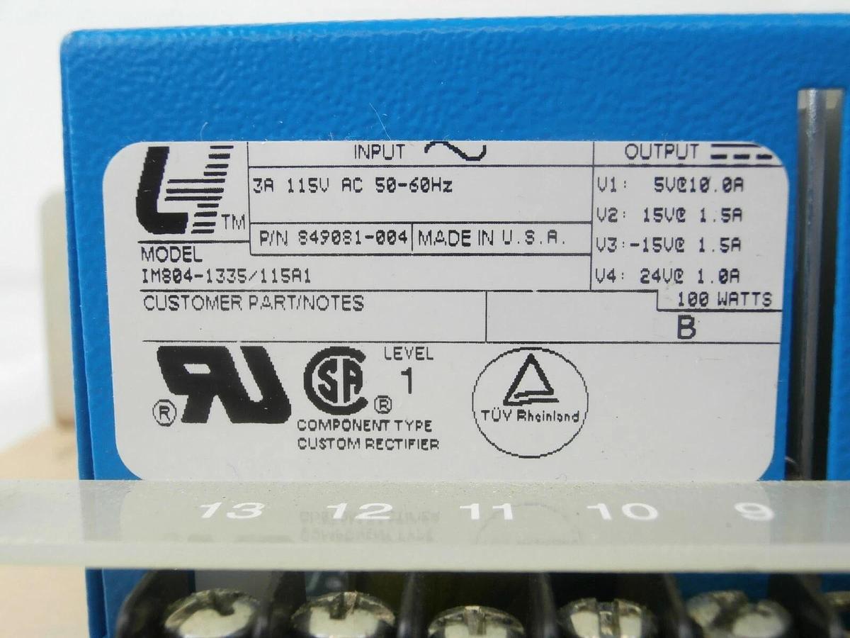 Used Lam Research 859-8158-001 Power Supply Panel Assembly PM 2973A-2-5 Working
