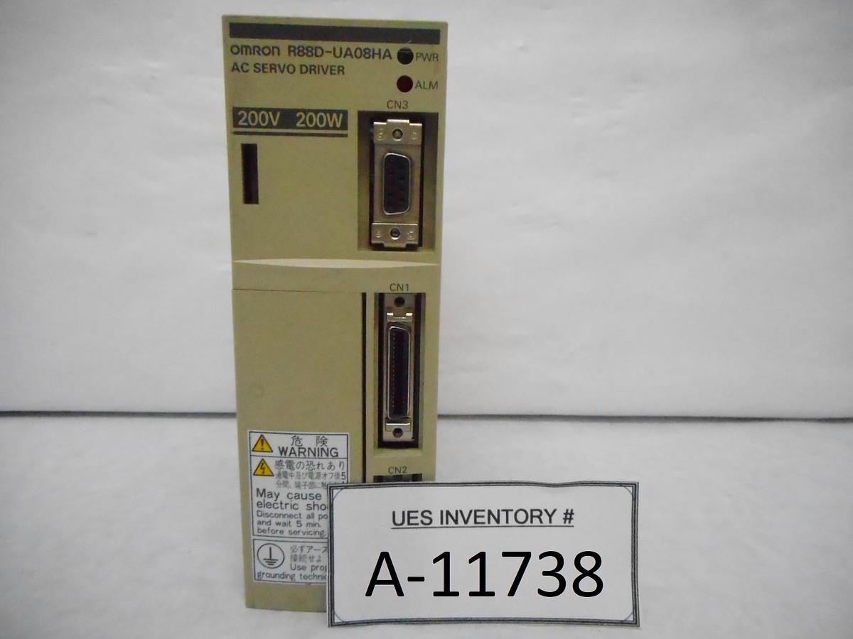 Used Omron R88D-UA08HA AC Servo Driver Used Working