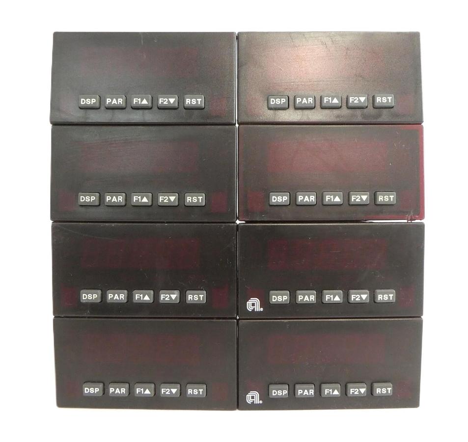 Used Red Lion Controls PAXD Digital Panel Meter Reseller Lot of 8 Working