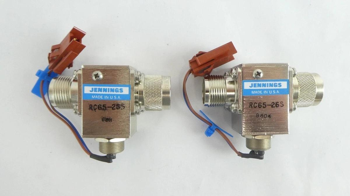 Used Jennings RC65-26S Relay Assembly SPST NC Coax Reseller Lot of 5 Working