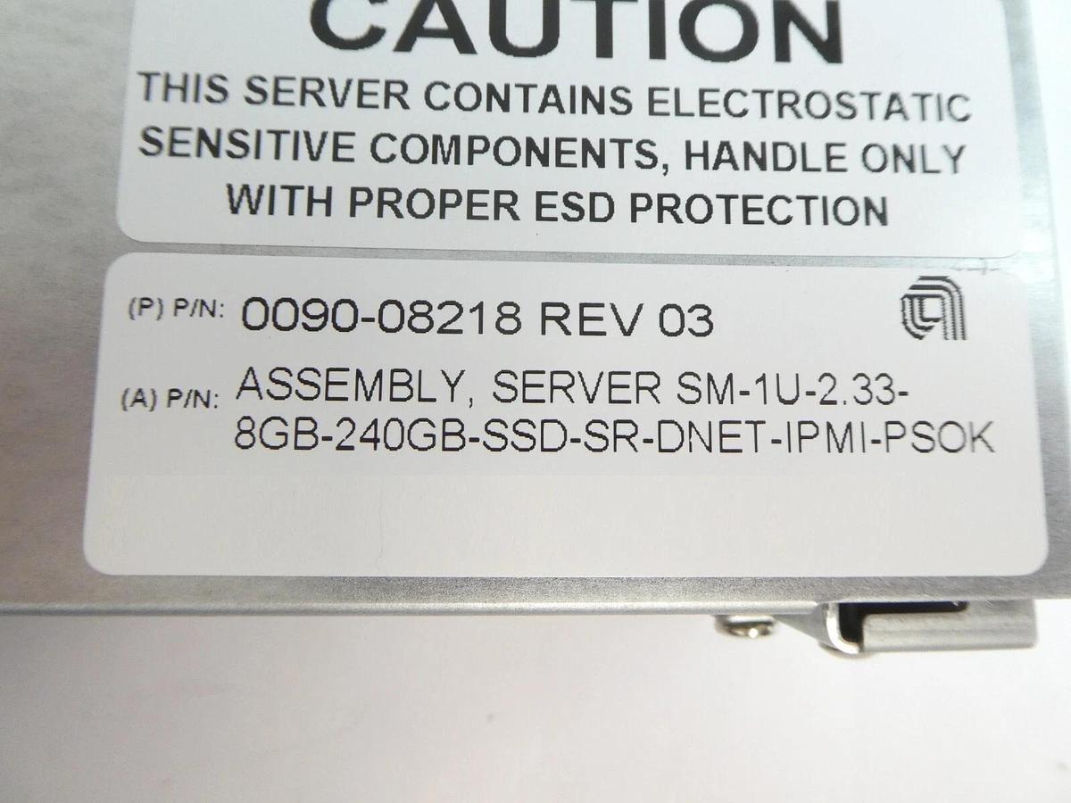 Used SuperMicro CSE-111 Real Time Server CGA SuperServer Xeon CPU 2.33GHz 480 SSD New