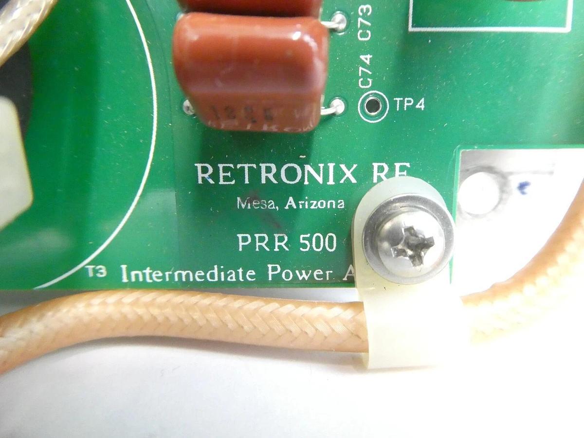 Used Retronix PRR-500 Intermediate Power Amplifier PCB Assembly Working Surplus