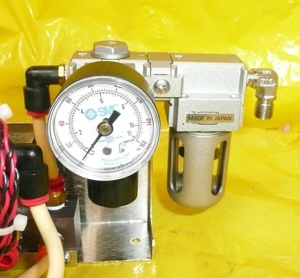Used Lam Research 853-013610-001 Solenoid Tray Assembly 4420 Etcher Working Surplus