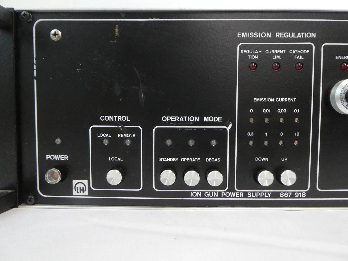 Used Leybold-Heraeus 867 918 Ion Gun Power Supply Untested Spare