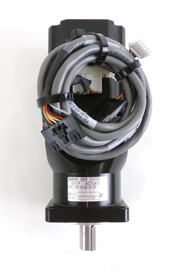 Used Harmonic Drive RH-14-50-CC-SP DC Servo Step Actuator Lot of 2 Working
