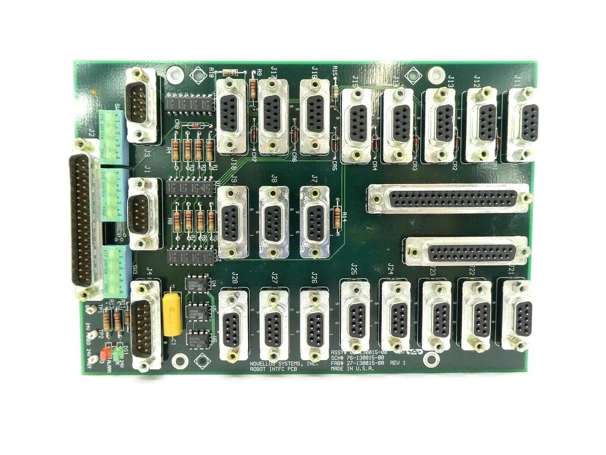 Used Novellus Systems 03-130015-00 Robot Interface PCB Rev. A Working Surplus