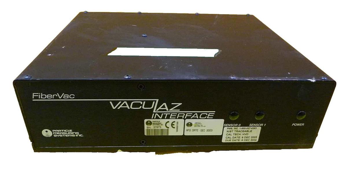 Used Particle Measuring Systems VacuLaz Interface Measuring Module FiberVac Surplus