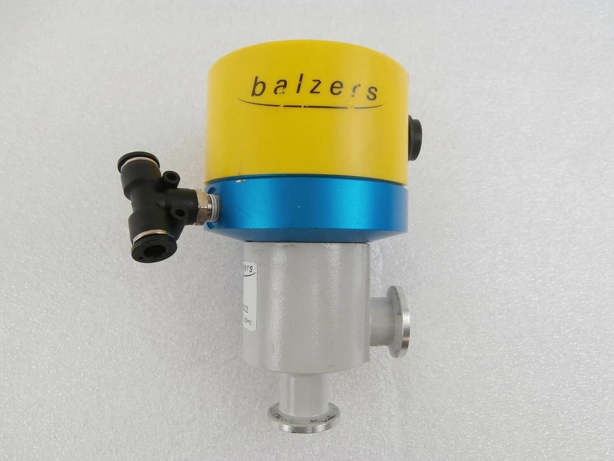 Used Balzers BPV51025 Right Angle Vacuum Isolation Valve EVL 016 P Working Surplus