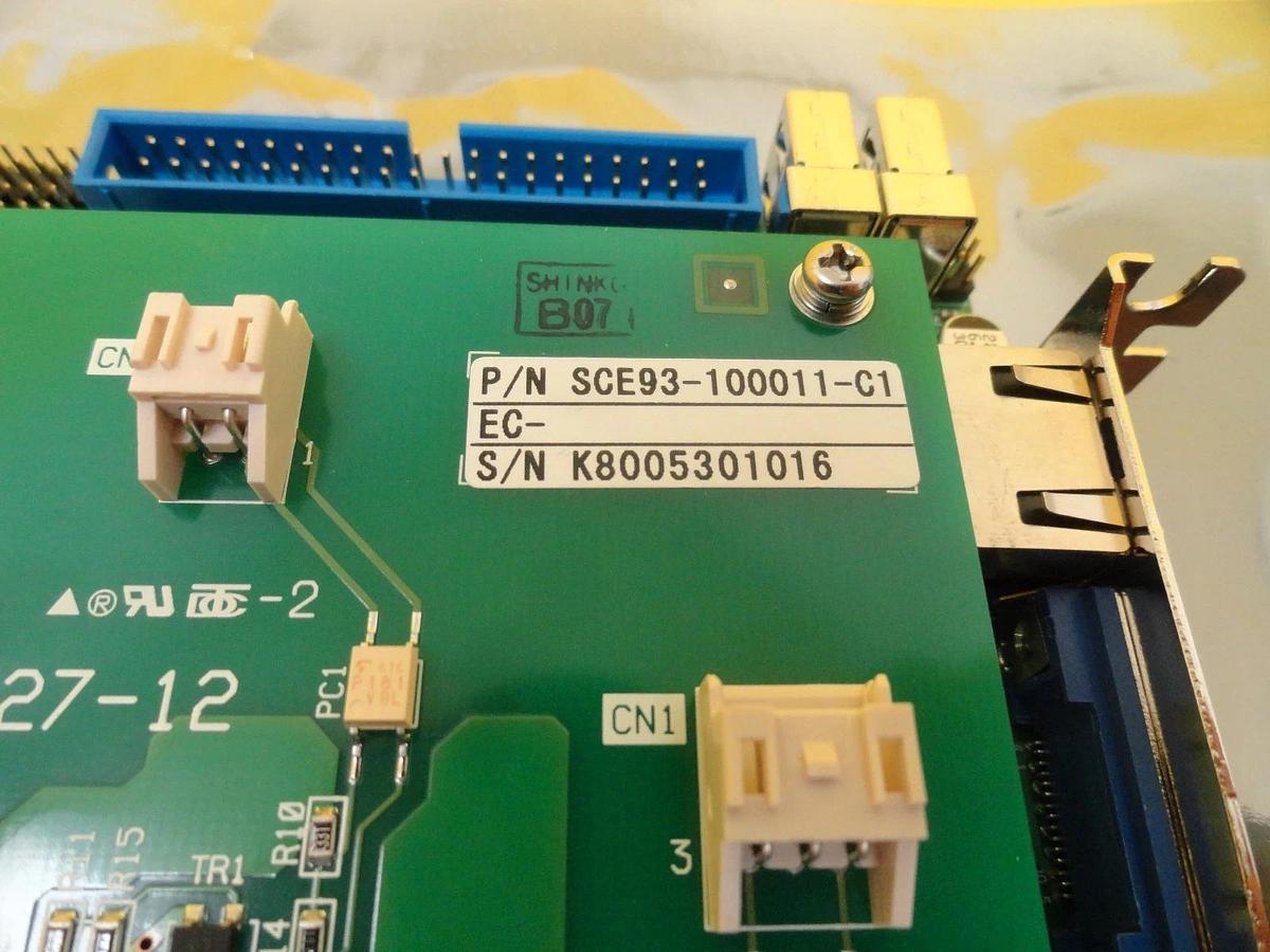 Used Shinko SCE93-100011-C1 SBC LVDT-3A-1 PCB Card SBX08-000027-12 TEL T-3044SS Used