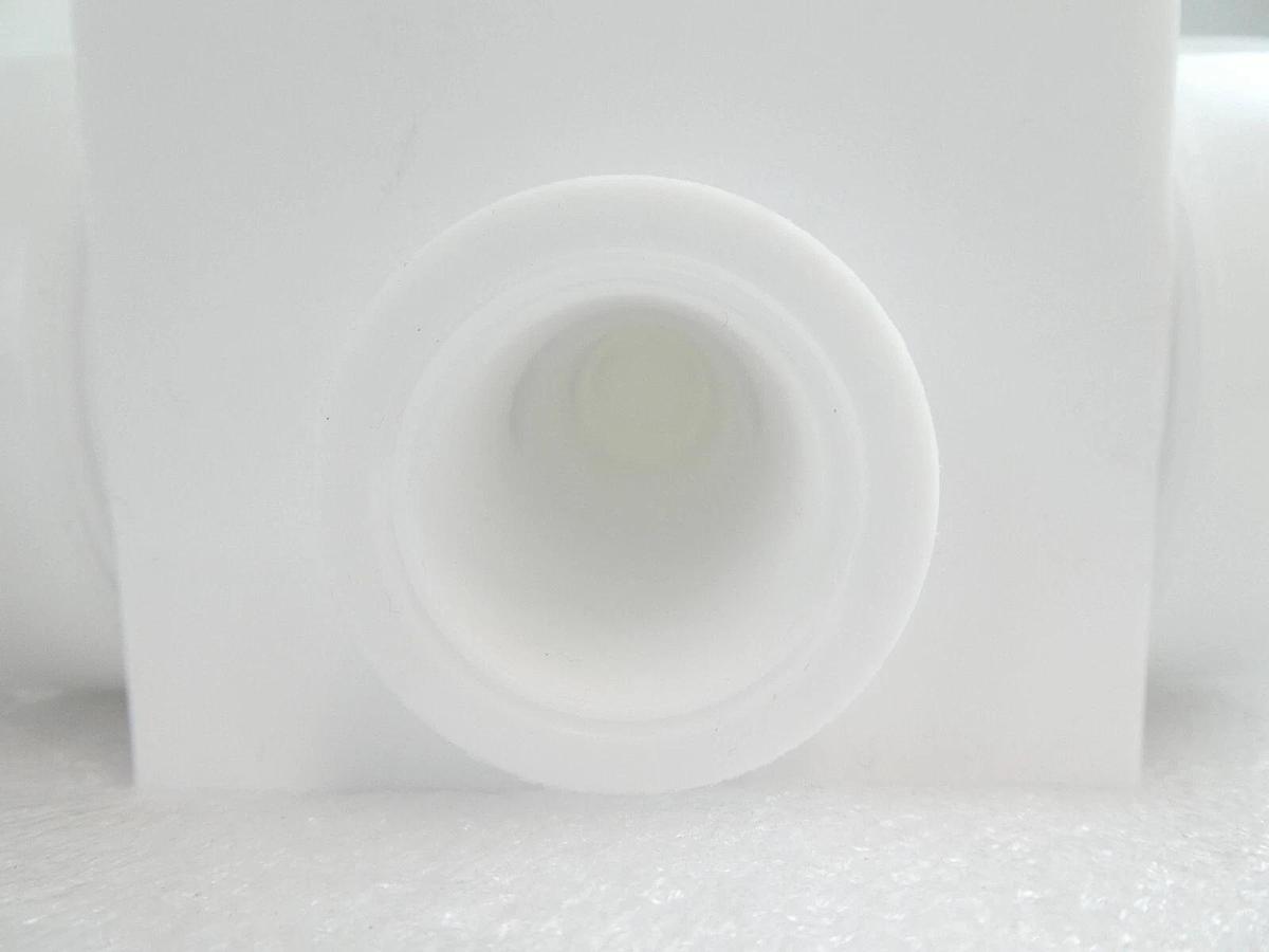 Semitool AE0400577 Customized 1/4 Check Valve Block Entegris CK4-4N-4N New