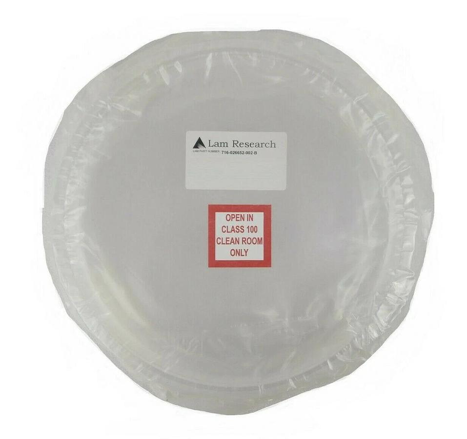 Used Lam Research 716-026652-002 Quartz Bot Edge Ring 200-300mm New Surplus