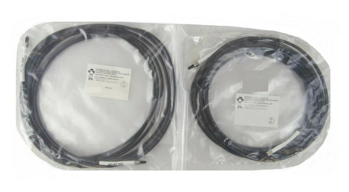 Used AMAT Applied Materials 0150-91746 4500MM/SMA-SMA 455475-07 Cable Lot of 2 New