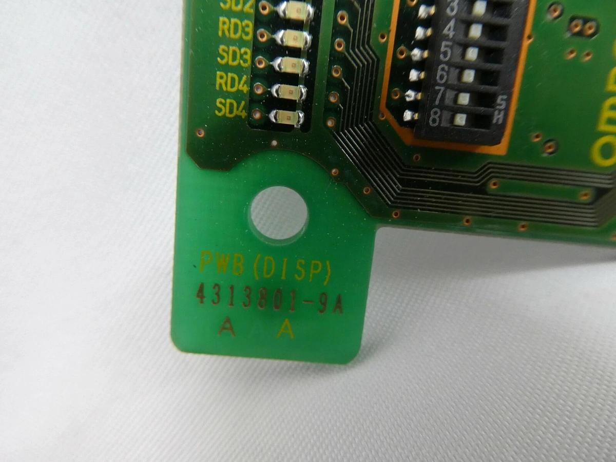 Used Omron 4313801-9A Interface Board PCB PWB(DISP) E5ZT-N08TC01 NSR-S205C Spare