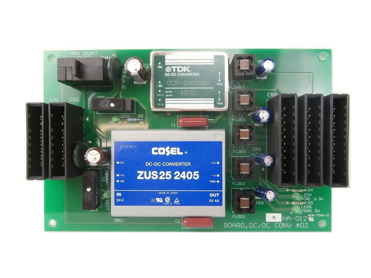 Used TEL Tokyo Electron HA-012 DC/DC Board PCB COV #02 PHA-012-1 Lithius Working