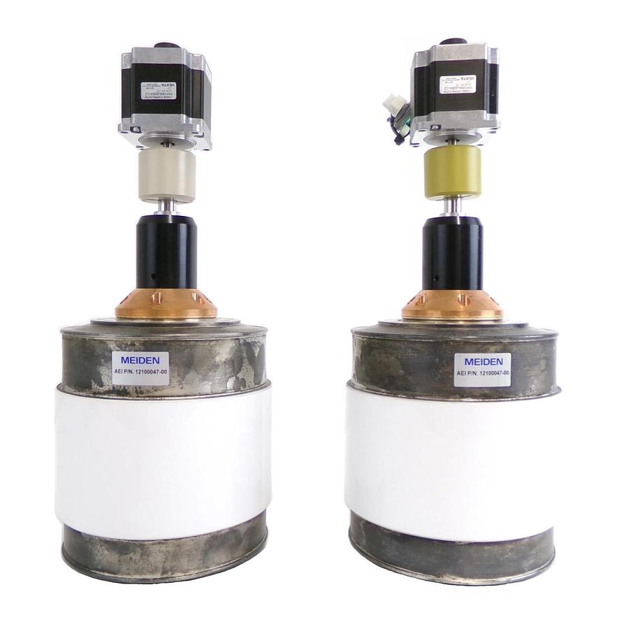 Used Meiden 12100047-00 Vacuum Variable Capacitor VP Series Lot of 2 Working