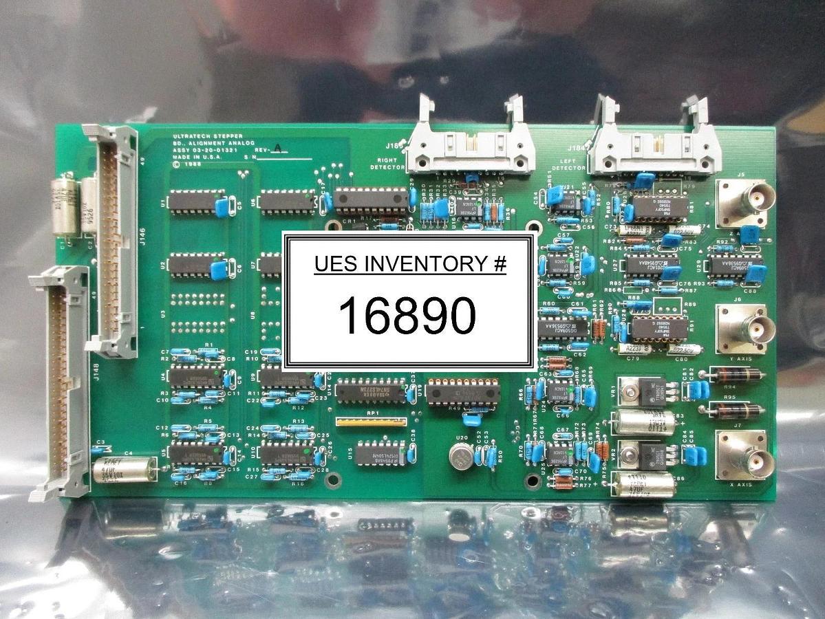 Used Ultratech Stepper 03-20-01321 Analog Alignment Board PCB Rev. A 4700 Titan Used