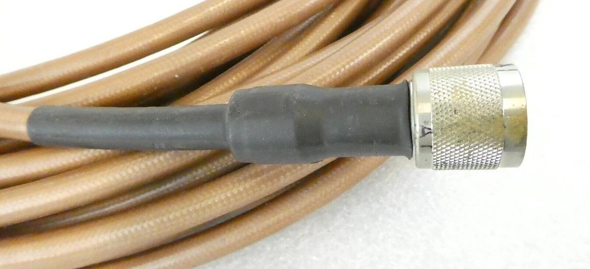 Used NP New Power Plasma 2K1504 RF Coaxial Cable 25 Meters 82 Foot Working Surplus